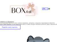 Frontpage screenshot for site: Poklon kutije za uspomene - Box 4 All (http://box4all.eu)