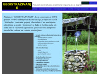 Frontpage screenshot for site: (http://www.geoistrazivanje.com)