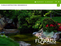 Frontpage screenshot for site: Floralis hortikultura, uređenje okoliša, vrtlarstvo i urbano šumarstvo (http://floralis.hr/)