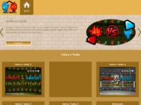 Frontpage screenshot for site: Igre Vatra i Voda online (http://igre.waternfire.com/)