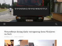 Frontpage screenshot for site: DVD Kraljevec na Sutli (http://dvdkraljevecnasutli.wordpress.com/)