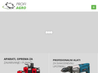Frontpage screenshot for site: (http://profiagro.hr)