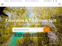 Frontpage screenshot for site: Excursions Split Dalmatia Croatia - Fla Rent Travel Agency (http://www.split-cityexcursions.com)