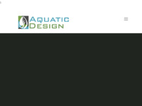 Frontpage screenshot for site: (http://www.aquatic-design.com)