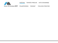Frontpage screenshot for site: Auto-Hrvatska STP (http://www.ahr.hr)