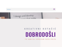 Frontpage screenshot for site: (http://kreativnikotacic.hr)