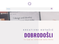 Frontpage screenshot for site: Kreativni kotačić – kreativni svemir (http://kreativnikotacic.hr)