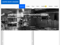 Frontpage screenshot for site: (http://www.gastrogrupa.hr)