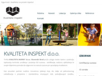 Frontpage screenshot for site: Sigurnost i kvaliteta na prvom mjestu! - Kvaliteta inspekt d.o.o. (http://www.kvalitetainspekt.hr/)