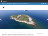 Frontpage screenshot for site: Smještaj Kornati (http://adriatic-island-for-rent.com/)