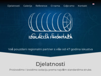 Frontpage screenshot for site: Cepelin d.o.o., za izolaciju, montažu i usluge (http://www.cepelin.hr/)