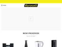 Frontpage screenshot for site: Koracell d.o.o. (http://www.koracell.hr)