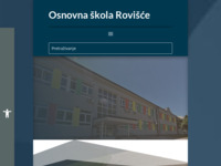 Frontpage screenshot for site: Osnovna škola Rovišće (http://os-rovisce.skole.hr)