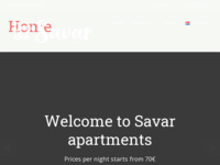 Frontpage screenshot for site: Dugi otok - Savar - Apartmani - Mežanj - Mir - Lanterna - Sakarun (http://www.dugiotok-savar.com)