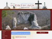 Frontpage screenshot for site: Župa sv. Vida i sv. Jurja Mađarevo (http://www.zupa-svvida-svjurja.hr)
