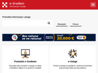 Frontpage screenshot for site: Središnji državni portal (http://www.gov.hr/)