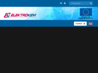 Frontpage screenshot for site: (http://elektrokem.hr/)