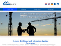 Frontpage screenshot for site: (http://dom-max.hr)