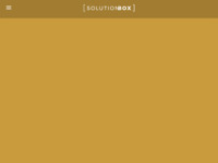 Frontpage screenshot for site: SolutionBox - Kreativne Web Aplikacije (http://solutionbox.hr)