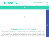 Frontpage screenshot for site: Računovodstvo od 300 kn i izrada web stranice od 300 kn - Eduinus d.o.o. (http://www.eduinus.hr/)