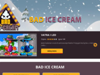Frontpage screenshot for site: Igre Bad Ice Cream (http://igre.icecreambad.com)