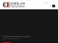 Frontpage screenshot for site: PIRŠLJIN obrt za proizvodnju i usluge - Gumena galanterija, metalna galanterija i vulkanizacija (http://pirsljin.hr/)