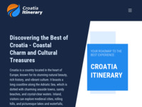 Frontpage screenshot for site: Croatia Itinerary - Croatia Travel Blog (http://www.croatiaitinerary.com)