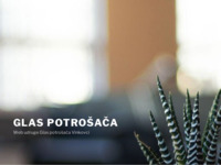 Frontpage screenshot for site: (http://www.glas-potrosaca.hr)