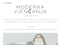 Frontpage screenshot for site: Moderna Vjenčanja – Savjeti za modernu mladenku (http://modernavjencanja.com/)