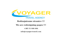 Frontpage screenshot for site: (http://voyager-travel.com)