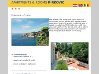 Frontpage screenshot for site: Apartmani Mirković (http://free-du.htnet.hr/Najka-Mirkovic/)