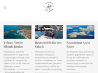 Frontpage screenshot for site: Holiday Charter Tribunj, Rent A Boat, Hrvatska, Kornati, Krka (http://www.holidaycharter.eu)