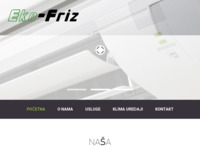 Frontpage screenshot for site: Klima uređaji i klimatizacija - EKOFRIZ (http://www.ekofriz.hr)