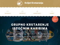 Frontpage screenshot for site: (http://www.svijet-krstarenja.hr)