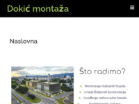 Frontpage screenshot for site: Dokić montaža (http://www.dokicmontaza.hr/)