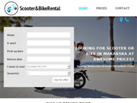 Frontpage screenshot for site: Scooter & Bike Rental - Makarska Touristik | Rent a Scooter | Rent a Bike (http://makarskarental.com/)
