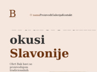 Frontpage screenshot for site: (http://www.obrtbak.hr)