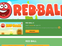 Frontpage screenshot for site: Igrice Red Ball online (http://igrice.playredball.com/)