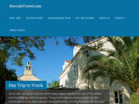 Frontpage screenshot for site: KorculaTravel.com - Korcula Island Travel Specialist (http://korculatravel.com)