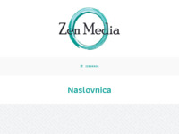 Frontpage screenshot for site: Zen Media (http://www.zenmedia.hr/)
