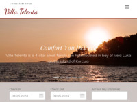 Frontpage screenshot for site: Hotel Villa Telenta - Vela Luka otok korčula (http://www.hotel-villatelenta.hr)