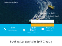 Frontpage screenshot for site: (http://www.watersportssplit.com/)