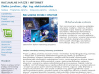 Frontpage screenshot for site: Računalne mreže i Internet (http://rmi.66ghz.com)