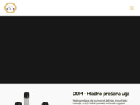 Frontpage screenshot for site: OPG DOM hladno prešana ulja (http://opgdomjanic.hr/)