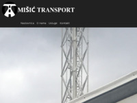Frontpage screenshot for site: (http://misic-transport.hr)