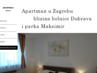 Frontpage screenshot for site: (http://zagreb-apartment.info)