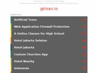 Frontpage screenshot for site: (http://www.gkisan.io)