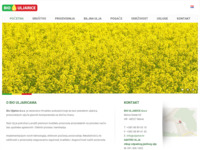 Frontpage screenshot for site: BIO Uljarice (http://www.uljarice.hr)
