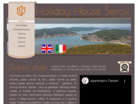 Frontpage screenshot for site: (http://www.holiday-house-serov.com)
