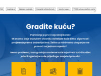 Frontpage screenshot for site: (http://gradnjakuce.com)